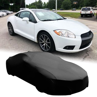 Lantop ผ้าคลุมรถยนต์ ผ้าซาติน กันฝุ่น ระบายอากาศ สําหรับ Mitsubishi Eclipse 2-DR