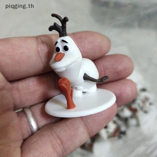 ตุ๊กตาฟิกเกอร์ Piqging Elsa Princess Pet Olaf Snowman สําหรับตกแต่ง