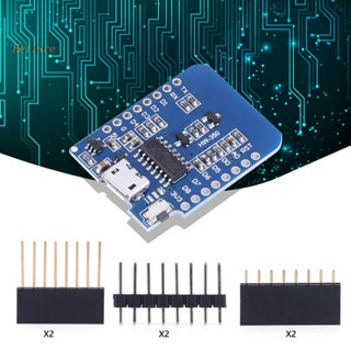 บอร์ดทดลอง D1Mini ESP8266 ESP WIFI ESP-8266 D1 Mini NodeMCU Lua IOT 2.4V พร้อมหมุด สําหรับ Arduino [Bellare.th] 10-1 ชิ้น