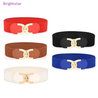 Brightstar หัวเข็มขัด กว้าง ยืดหยุ่น สายรัด ฤดูร้อน กว้าง เข็มขัด เอว ผู้หญิง อุปกรณ์เสริมใหม่