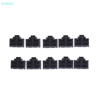 Xo94ol ฝาครอบพอร์ตฮับอีเธอร์เน็ต RJ45 กันฝุ่น สีดํา 10 ชิ้น