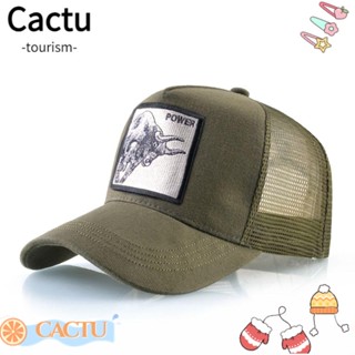 Cactu หมวกเบสบอล หมวกตาข่ายระบายอากาศ 8 สี หมวกรถบรรทุก ผ้าฝ้าย หมวกฮิปฮอป สําหรับผู้ชาย ผู้หญิง