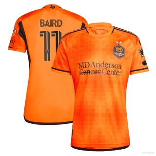 Ani 2023 MLS Corey Baird Houston Dynamo FC เสื้อยืดลําลอง แขนสั้น พลัสไซซ์ เหมาะกับการเล่นกีฬา