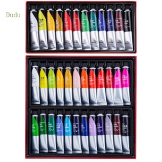 Dudu 12 สีอะคริลิค 20 มล. 24 สี สําหรับวาดภาพระบายสี