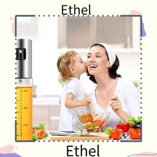 Ethel1 ขวดสเปรย์แก้ว สําหรับใส่น้ํามันมะกอก น้ําส้มสายชู ซอส ทําอาหาร