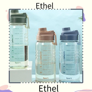 Ethel1 ขวดน้ําดื่ม ความจุขนาดใหญ่ ไร้ BPA กันรั่ว สําหรับเล่นกีฬา ฟิตเนส ยิม กลางแจ้ง