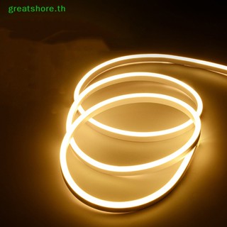 Greatshore สายไฟนีออน LED RGB 220V กันน้ํา ยืดหยุ่น หลากสี สําหรับตกแต่งบ้าน