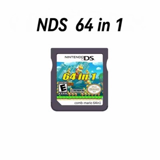 64 in 1 5000 in1 NDS 3DS Mario Series DS การ์ดเกมคอนโซลวิดีโอเกม Super Mario Bros สําหรับ NDS 3DS 2DS