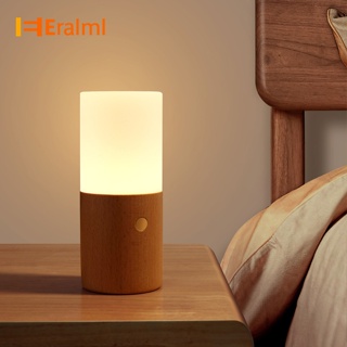 Eralml โคมไฟกลางคืน Led เปลี่ยนสีได้ แบตเตอรี่ในตัว 780mah แบบพกพา ชาร์จ Usb