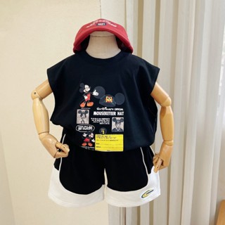 (พร้อมส่ง) เสื้อยืดลําลอง ผ้าฝ้าย ระบายอากาศ แบบแห้งเร็ว ทรงหลวม แฟชั่นฤดูร้อน สําหรับเด็กผู้ชาย 2023