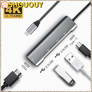 Shououy ฮับ USB C Type-C สําหรับแล็ปท็อป