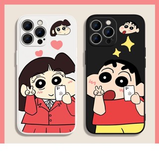 Ai Vinegar Shin-chan เคสไอโฟน 14 13 12 เคส iPhone 11 pro max Se2020 8 Plus 7 Plus พลัส case X Xs Max cute phone cover