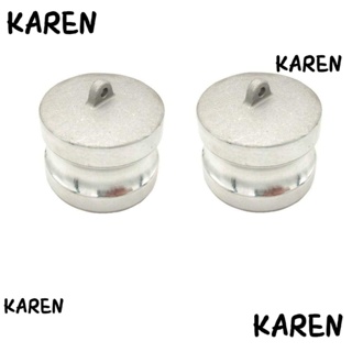 Karen ข้อต่อแคมแอนด์กรูฟ สเตนเลส 304 ตัวผู้ 1 นิ้ว สีเงิน 1 นิ้ว กันฝุ่น ทนทาน สําหรับกล้อง NPT 2 ชิ้น