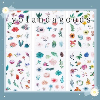 Yola สติกเกอร์กระดาษวาชิ รูปนก หลากสี สําหรับตกแต่ง DIY 30 แผ่น
