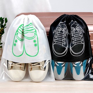 Spot# spot wholesale hotel slippers storage bag shoe washing shop shoe bag household sneakers packaging bag printing logo8jj