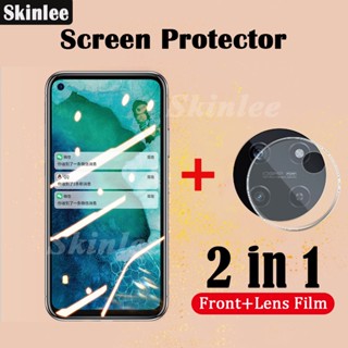 2 In 1 สําหรับ Realme 11 Pro Plus HD หน้าจอใส ฟิล์มกระจกนิรภัย ป้องกัน + เมมเบรน กระจกป้องกันเลนส์