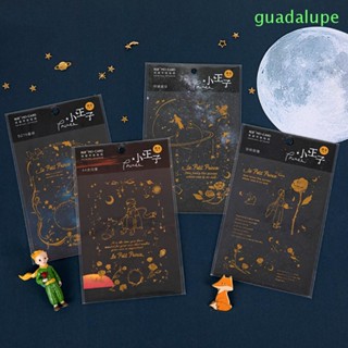 Guadalupe สติกเกอร์ ลายการ์ตูน สีทอง 2 ชิ้น/ถุง