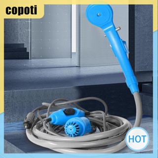 Copoti เครื่องปั๊มน้ําไฟฟ้า อเนกประสงค์ 12V สําหรับอาบน้ํา เดินป่า ท่องเที่ยว ชายหาด