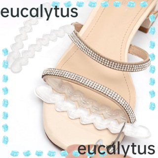 Eucalytus1 แผ่นสติกเกอร์ กันลื่น มีกาวในตัว สําหรับติดพื้นรองเท้า 4 คู่