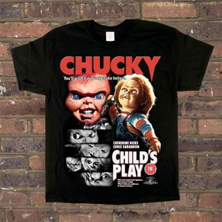 [S-5XL][พร้อมส่ง] เสื้อยืดแขนสั้นพิมพ์ลาย Homage Tees Chucky Tee Tribute สําหรับปาร์ตี้ฮาโลวีน