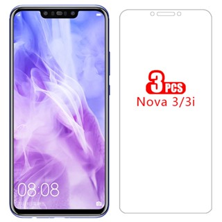 เคสกระจกนิรภัยกันรอยหน้าจอ สําหรับ huawei nova 3 3i nova3 nova3i 3i i3 coque 360 huawey huawe huwei huawei huawi