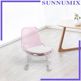 [Sunnimix] เก้าอี้ลูกกลิ้ง พนักพิงหลัง สําหรับซักรีด ฟิตเนส บ้าน