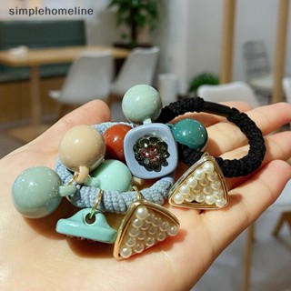 [simplehomeline] เกาหลี หรูหรา เชือกผม สร้อยข้อมือ Scrunchie ผู้หญิง ยืดหยุ่น ยางรัดผม ใหม่ พร้อมส่ง