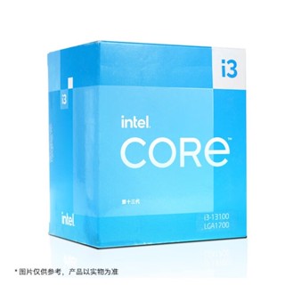 ใหม่ 2023intel/intel 13th Generation Corey i3-13100 ใหม่ กล่องสายไฟ CPU 4 แกน 8 สาย สําหรับคอมพิวเตอร์ UEEH