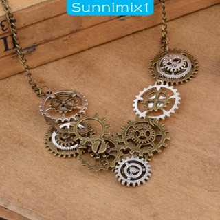 [Sunnimix1] สร้อยคอโซ่ จี้นาฬิกา Steampunk สไตล์เรโทร ไม่ซ้ําใคร เครื่องประดับแฟชั่น สําหรับผู้ชาย ผู้หญิง ปาร์ตี้ วันวาเลนไทน์