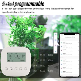  December305 ชุดให้น้ำหยดอัตโนมัติ Smart APP WiFi ตั้งเวลาตั้งโปรแกรมได้ ระบบชลประทาน อุปกรณ์รดน้ำต้นไม้ในสวนอัตโนมัติ