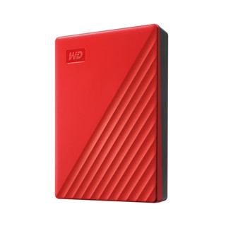 เอ็กซ์เทอร์นัลฮาร์ดดิสก์ WD My Passport 4TB แดง