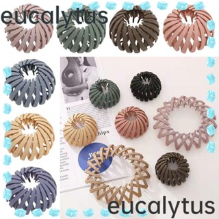 Eucalytus1 ปิ่นปักผม ทรงเรขาคณิต ยืดหดได้ สําหรับเด็กผู้หญิง