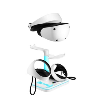 สินค้าใหม่ แท่นชาร์จจอยสติ๊กเล่นเกม ps vr2 dock ps5 พร้อมไฟแสดงผล อุปกรณ์เสริม