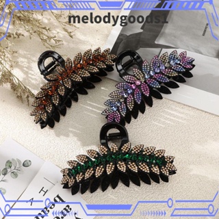 Melodygoods1 กิ๊บติดผมแฟชั่น รูปปากเป็ด ประดับพลอยเทียม