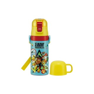 Skater Childrens 2-way Stainless Steel Kids Water Bottle with Cup 350ml Pow Patrol Boys SKDC3-A