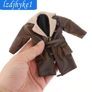 [Lzdjhyke1] โมเดลฟิกเกอร์ Trench Coat 1:10 สําหรับตุ๊กตา