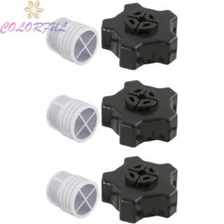 【COLORFUL】Drain Cap 1/3 Sets Filter Base For Hayward Pro Series For Pro Series Plus