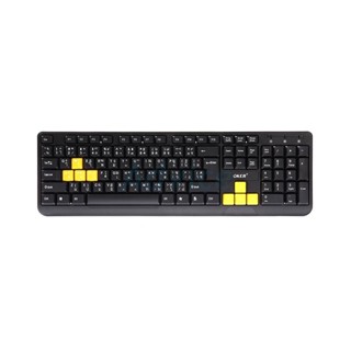 USB KEYBOARD OKER KB-318 BLACK/YELLOW