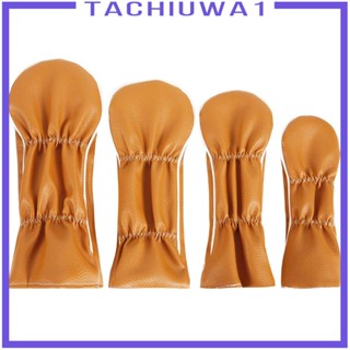 [Tachiuwa1] ปลอกคลุมหัวไม้กอล์ฟ หนัง PU 4 ชิ้น