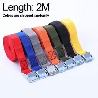 ⚡NEW 8⚡Cargo Strong Ratchet Belt 1PC 2m Cargo Straps Metal Buckle Tie Down Strap Belt