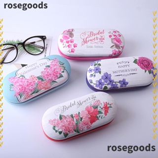 Rosegoods1 แว่นตาอ่านหนังสือ คอนแทคเลนส์ อเนกประสงค์ 2 In 1 แบบหนังสองชั้น สําหรับผู้หญิง