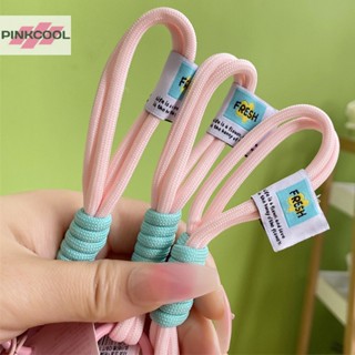 Pinkcool ขายดี พวงกุญแจแฟชั่น จี้ดอกไม้ สตอเบอร์รี่ พีช เครื่องประดับ กระเป๋าถือ 1 ชิ้น