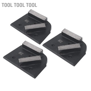 Tool 3 ชิ้น 30 กรวดรองเท้าเจียรเพชร 2 ฟันรองเท้าขัดเพชรบล็อกเครื่องมือสำหรับพื้นสีคอนกรีต