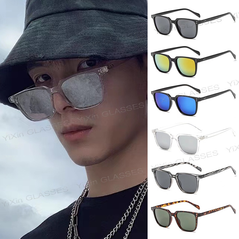แว่นตากันแดด ป้องกันรังสียูวี กรอบสี่เหลี่ยม ขนาดเล็ก คุณภาพสูง สไตล์เกาหลี เรโทร สําหรับผู้ชาย และผู้หญิง