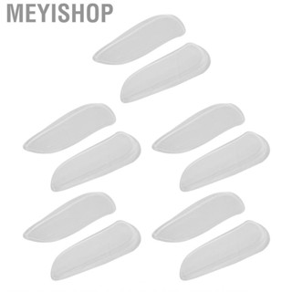 Meyishop Shoe Inserts  Elastic Heel Pads Gel Material 5 Pairs/Set for X-Type Leg O-Type