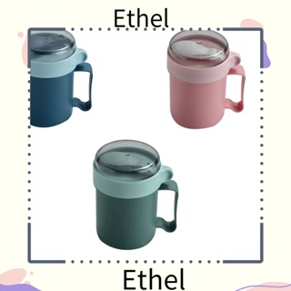 Ethel1 ถ้วยข้าวโอ๊ต อเนกประสงค์ เครื่องมือห้องครัว กลางแจ้ง ช้อน แก้ว