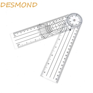 Desmond Goniometer ไม้บรรทัด หมุนได้ 360 องศา สําหรับโรงเรียน สํานักงาน