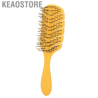 Keaostore Hair Brush  Styling ABS Hollow Design Help Disperse Heat Straight Comb for Home Hotel Bathroom Travel