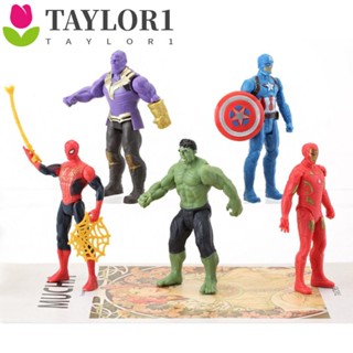 Taylor1 ตุ๊กตาฟิกเกอร์ Spiderman Hulk ของเล่นสําหรับเด็ก