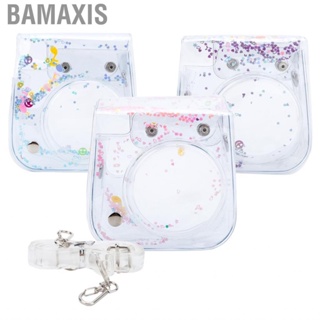 Bamaxis Transparent Mini  Bag PVC Case With Shoulder Strap For Instax CRY